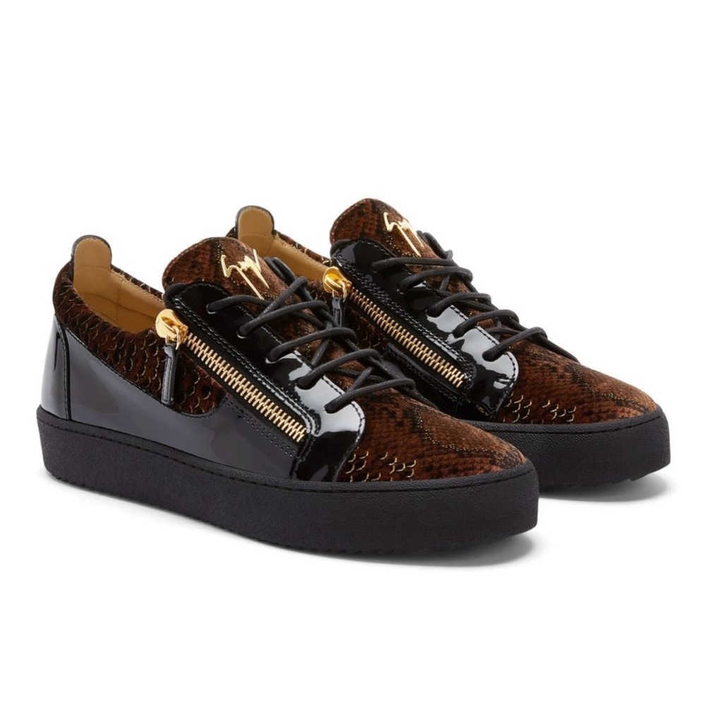 Giuseppe Zanotti Black and Brown Men’s Sneakers